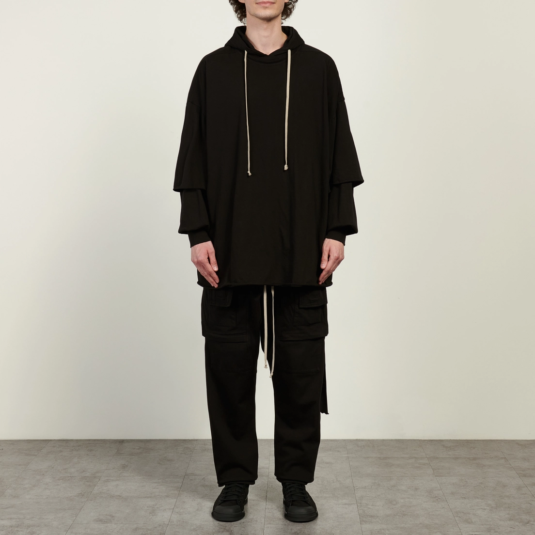 Rick Owens DRKSHDW Мужская толстовка Temple Tommy Hustler Hoodie