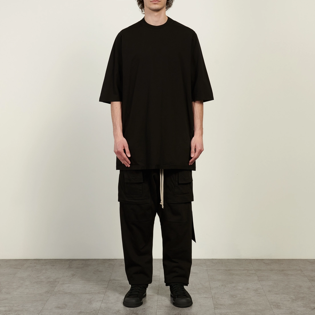 Rick Owens DRKSHDW Мужская футболка Temple Jumbo Medium Weight Cotton Jersey