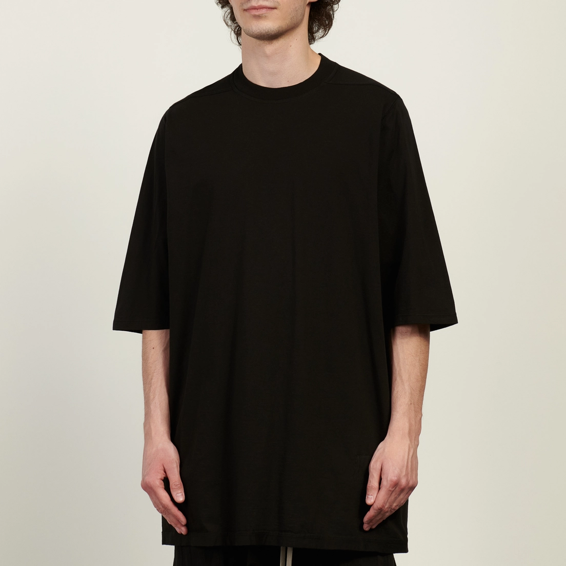 Rick Owens DRKSHDW Мужская футболка Temple Jumbo Medium Weight Cotton Jersey