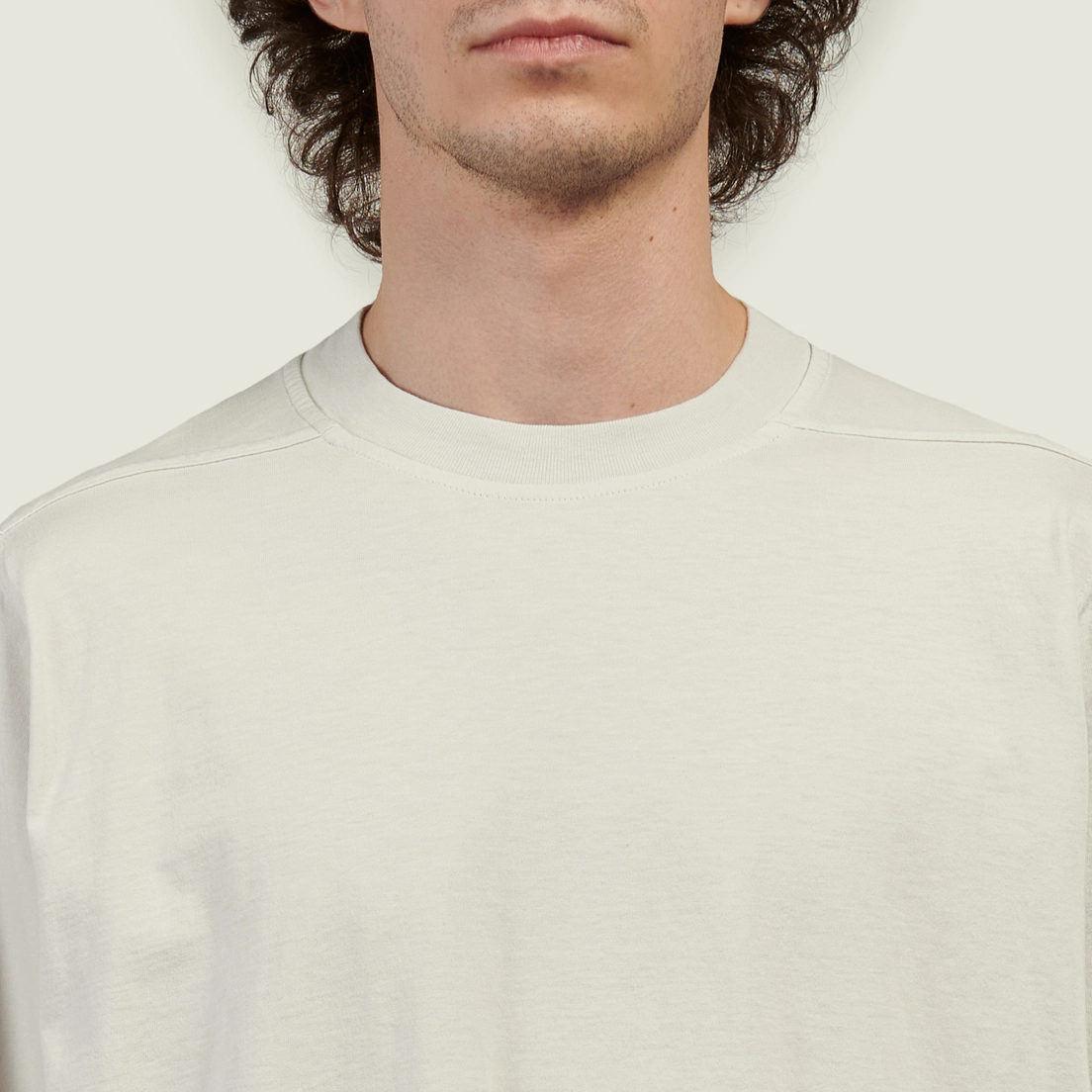 Rick Owens DRKSHDW Мужская футболка Temple Jumbo Medium Weight Cotton Jersey