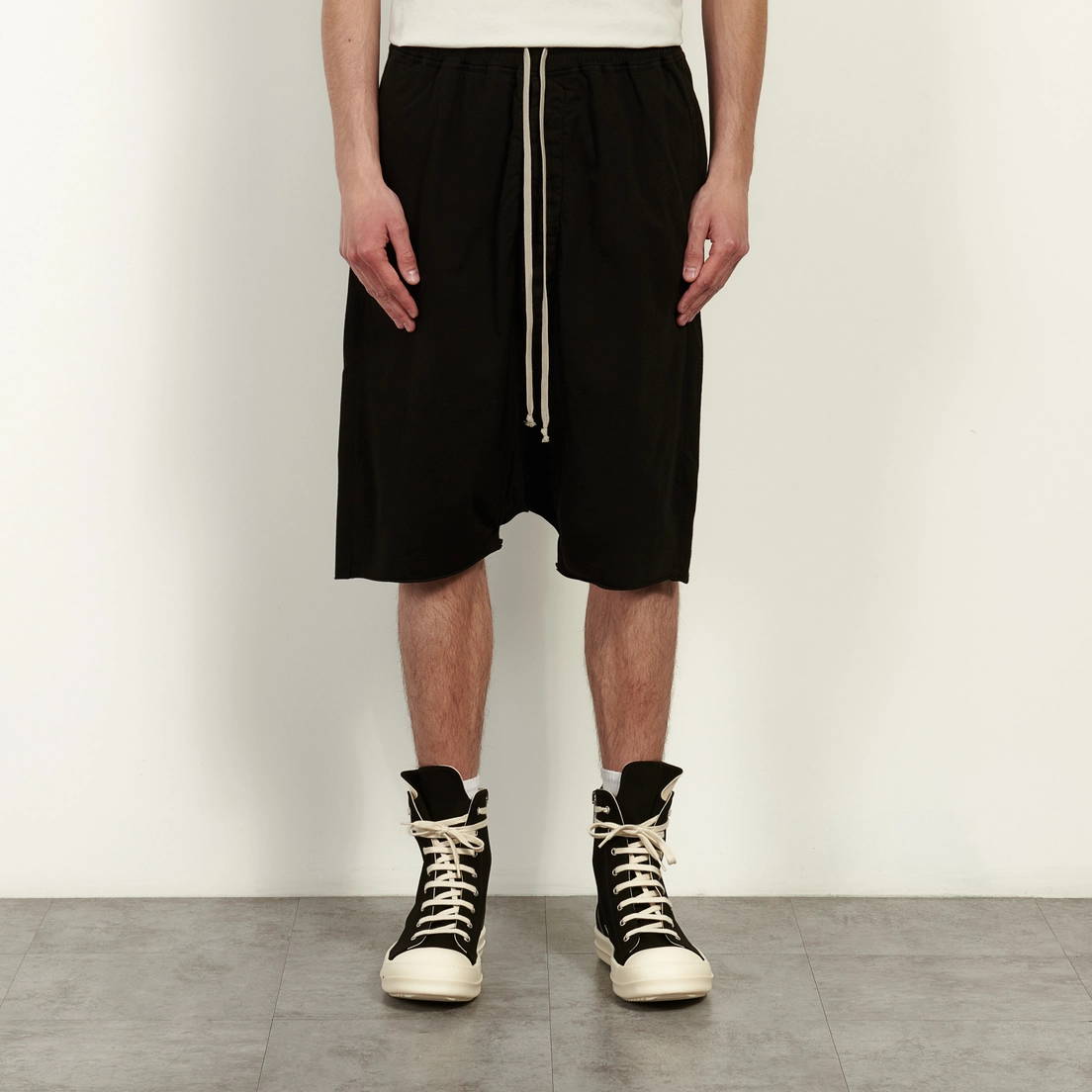 Rick Owens DRKSHDW Мужские шорты Temple Drawstring Pods