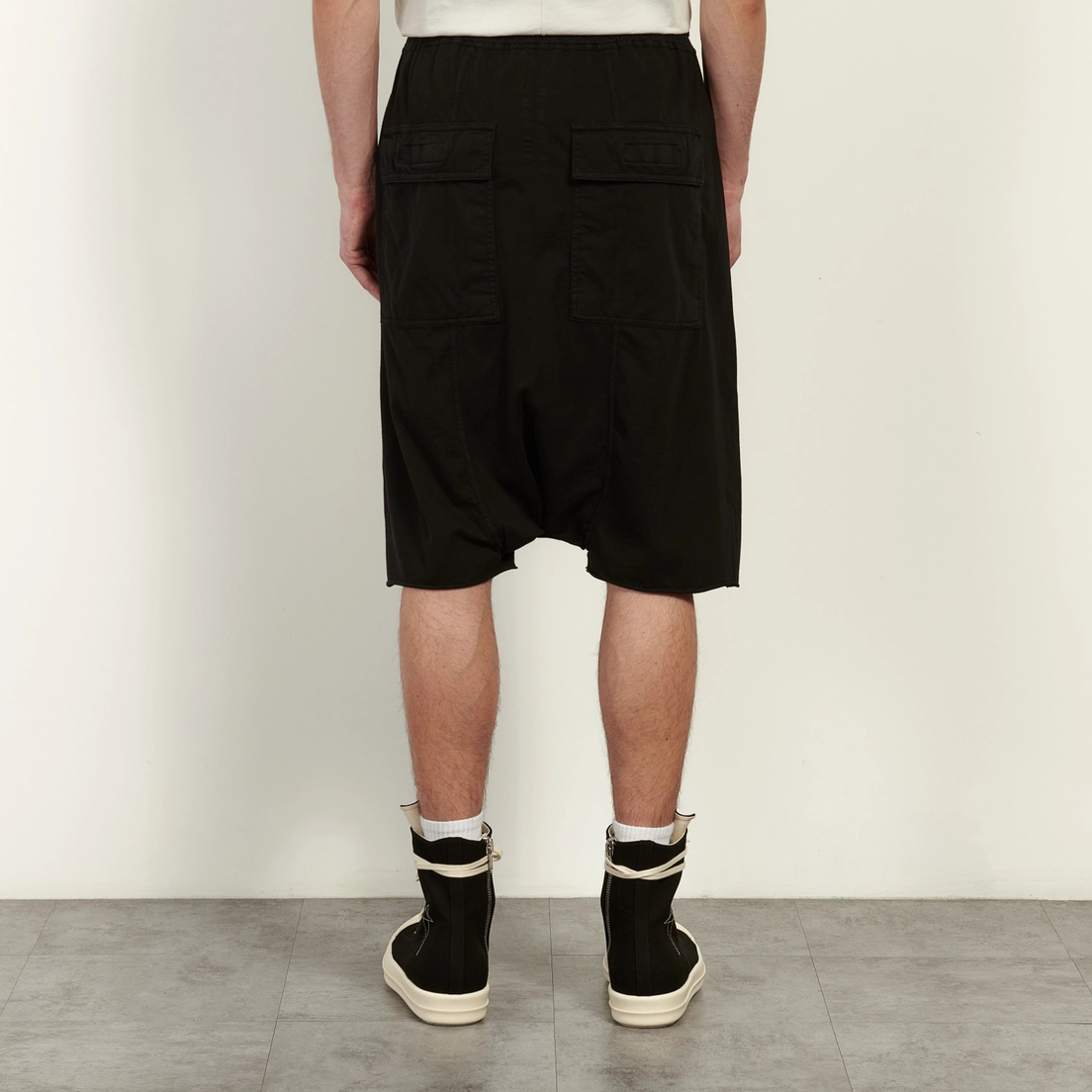 Rick Owens DRKSHDW Мужские шорты Temple Drawstring Pods
