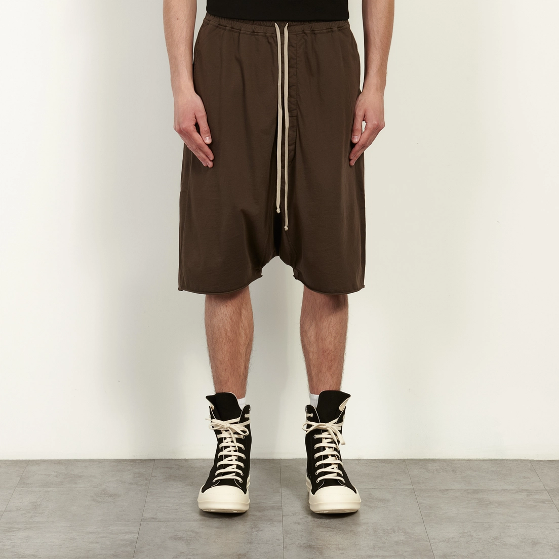 Rick Owens DRKSHDW Мужские шорты Temple Drawstring Pods