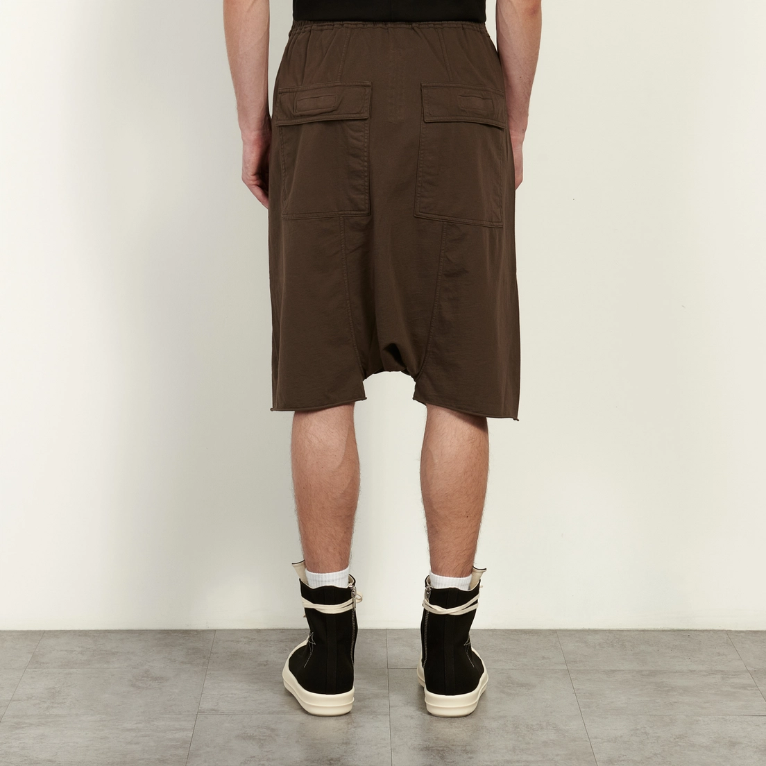 Rick Owens DRKSHDW Мужские шорты Temple Drawstring Pods