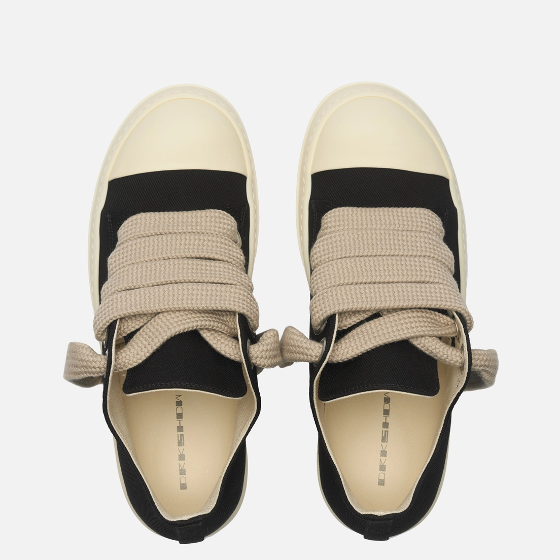 Rick Owens DRKSHDW Мужские кроссовки Temple Denim Jumbolace Low