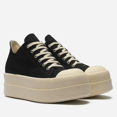 Мужские кроссовки Rick Owens DRKSHDW Temple Denim Mega Bumper Low, цвет чёрный, размер 41 EU