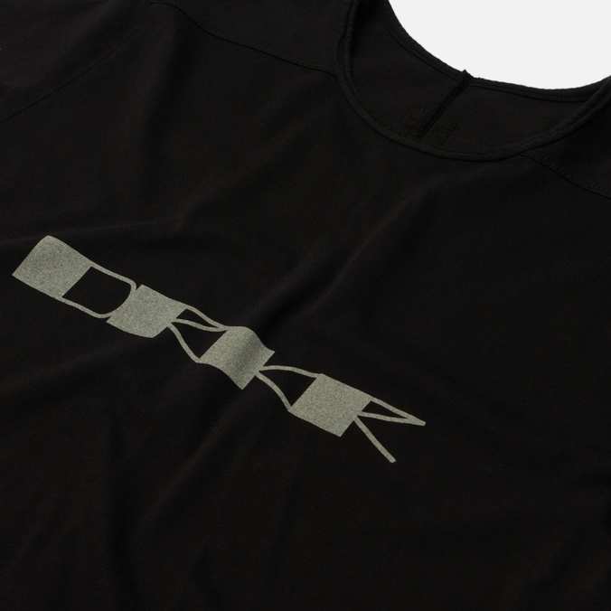 Мужская футболка Rick Owens DRKSHDW, цвет чёрный, размер XL DU02A3250-RNEP6-0961 Gethsemane Level DRKR - фото 2