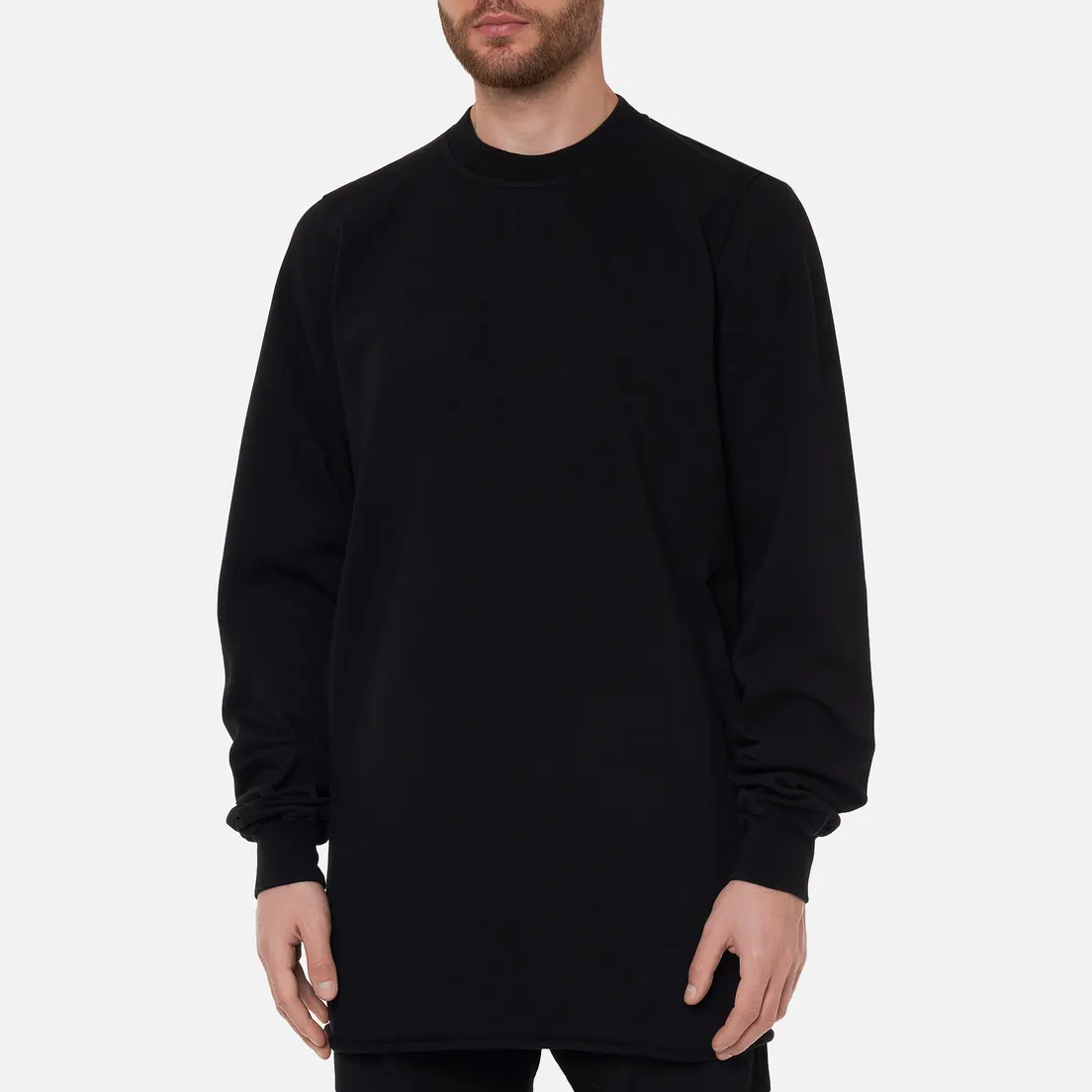 Rick Owens DRKSHDW Мужская толстовка Gethsemane Subhuman Crew Neck