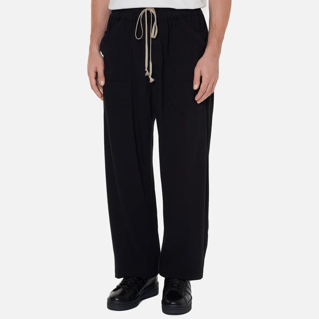 Rick Owens DRKSHDW Мужские брюки Gethsemane MT Drawstring Long