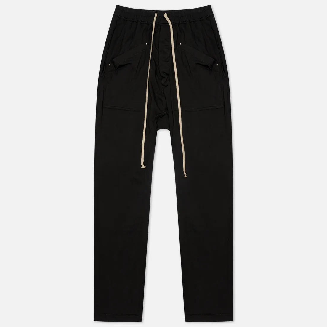 Rick Owens DRKSHDW Мужские брюки Gethsemane Cargo Drawstring Long