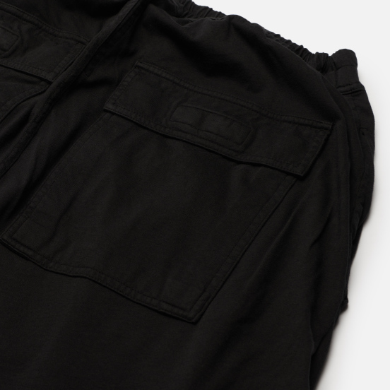 Мужские брюки Rick Owens DRKSHDW Gethsemane Cargo Drawstring Long Black