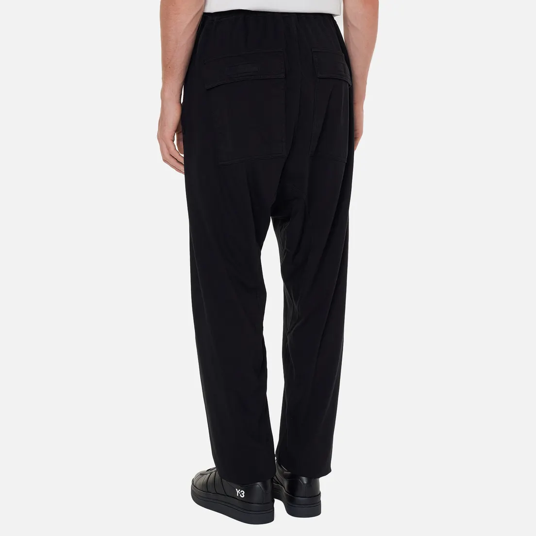 Rick Owens DRKSHDW Мужские брюки Gethsemane Cargo Drawstring Long