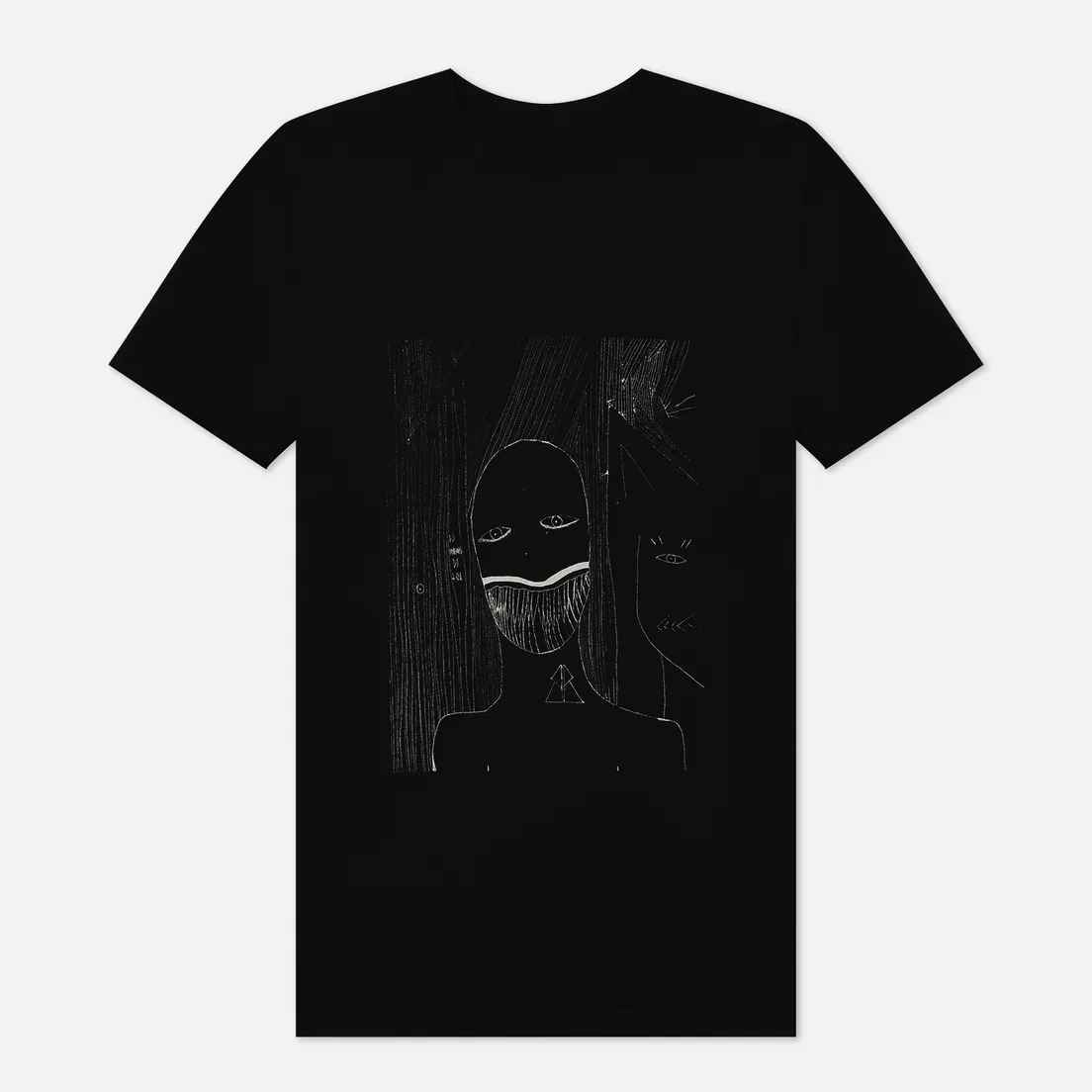Rick Owens DRKSHDW Мужская футболка Strobe Tootface Level