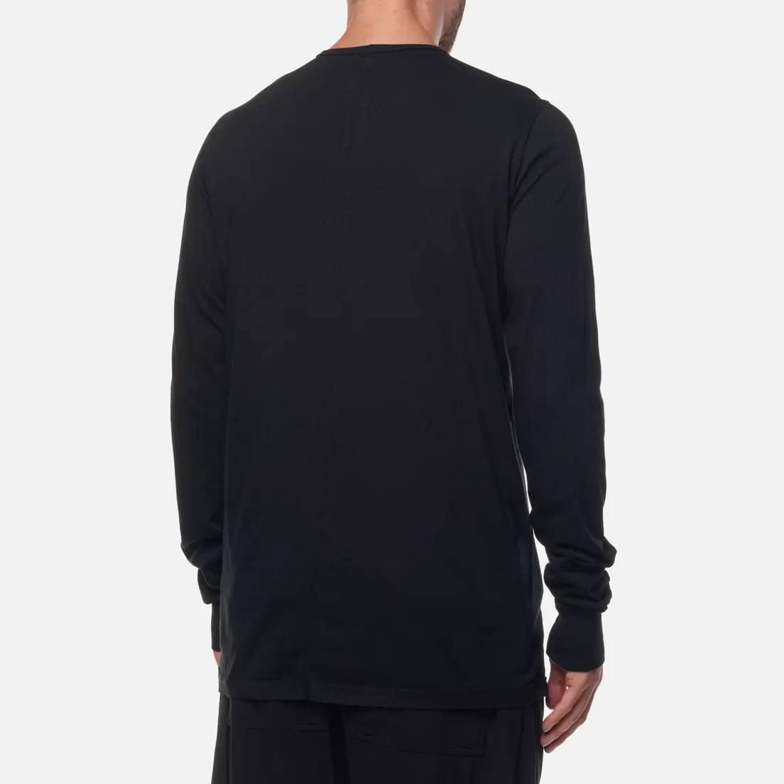 Rick Owens DRKSHDW Мужской лонгслив Strobe Next Time Patch Level