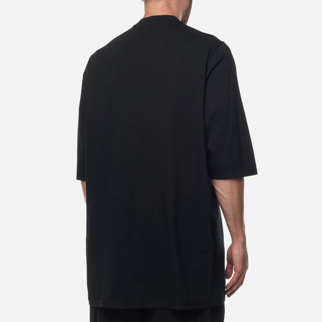 Rick Owens DRKSHDW Мужская футболка Strobe Next Time Patch Jumbo