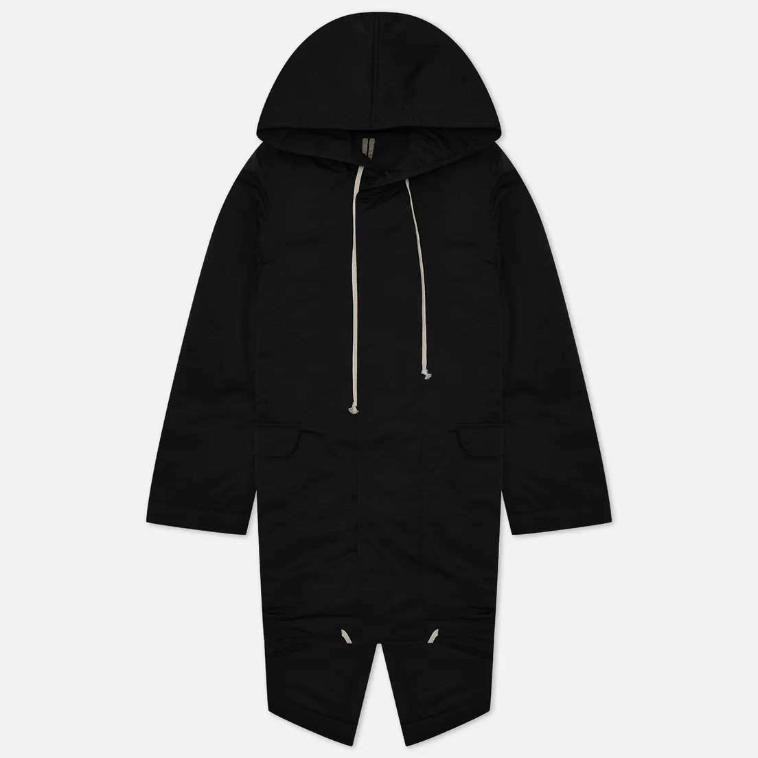 Rick Owens DRKSHDW Мужская куртка парка Strobe Fishtail Padded
