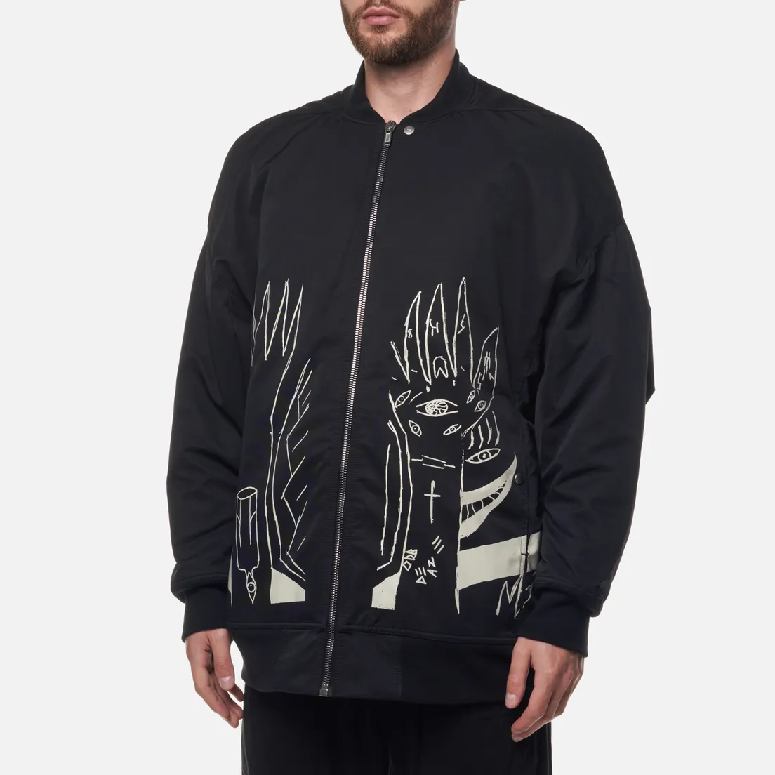 Rick Owens DRKSHDW Мужская куртка бомбер Strobe Jumbo Flight Padded