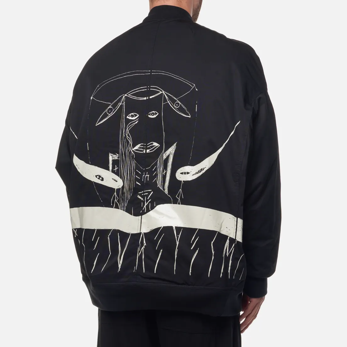Rick Owens DRKSHDW Мужская куртка бомбер Strobe Jumbo Flight Padded
