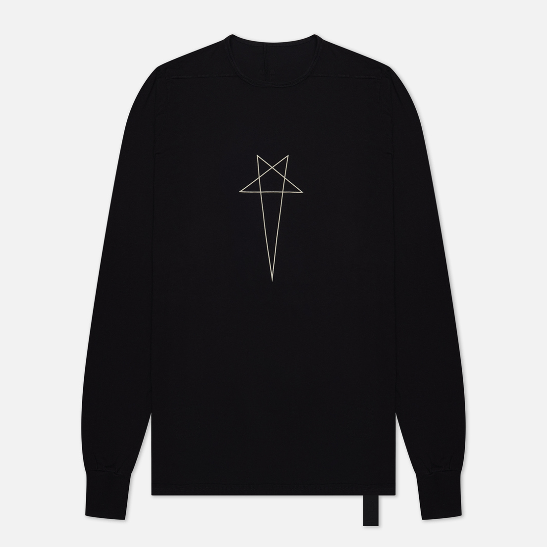 Rick Owens DRKSHDW Мужской лонгслив Luxor Level T Pentagram Logo