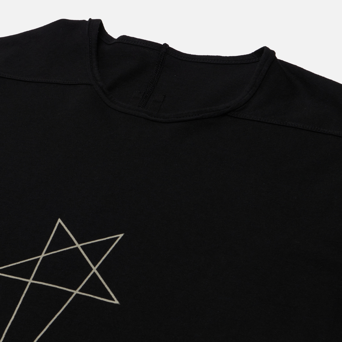 Rick Owens DRKSHDW Мужской лонгслив Luxor Level T Pentagram Logo