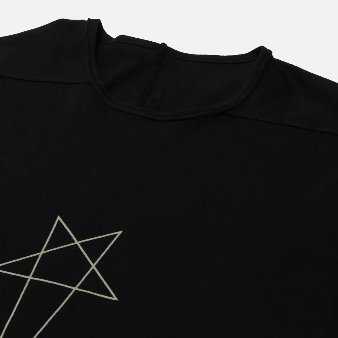 Rick Owens DRKSHDW Мужской лонгслив Luxor Level T Pentagram Logo