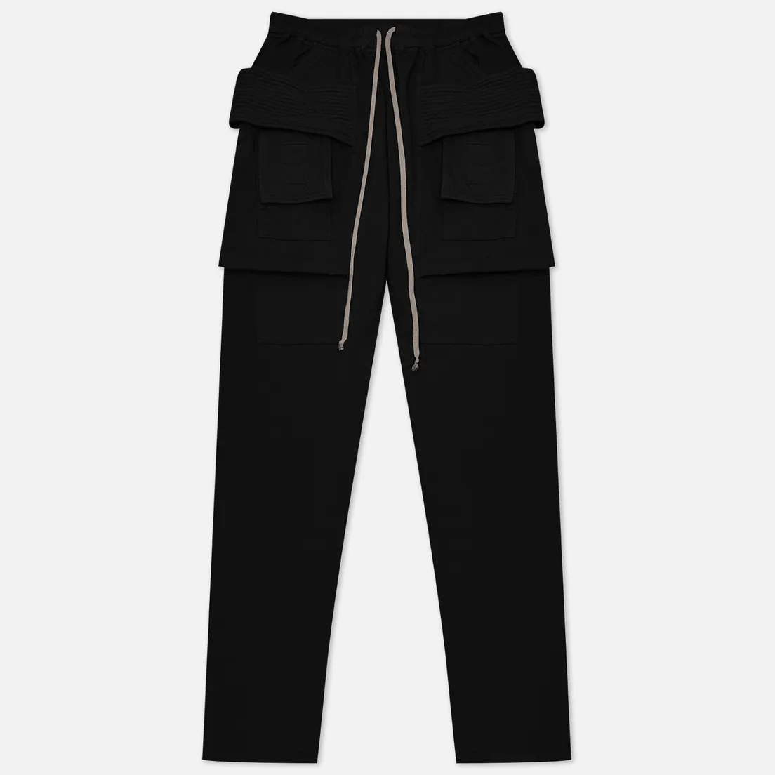 Rick Owens DRKSHDW Мужские брюки Luxor Creatch Cargo Drawstring Compact Heavy