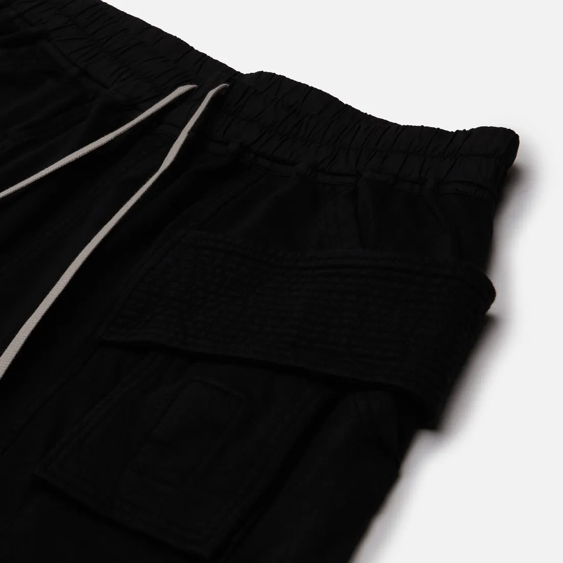 Rick Owens DRKSHDW Мужские брюки Luxor Creatch Cargo Drawstring Compact Heavy