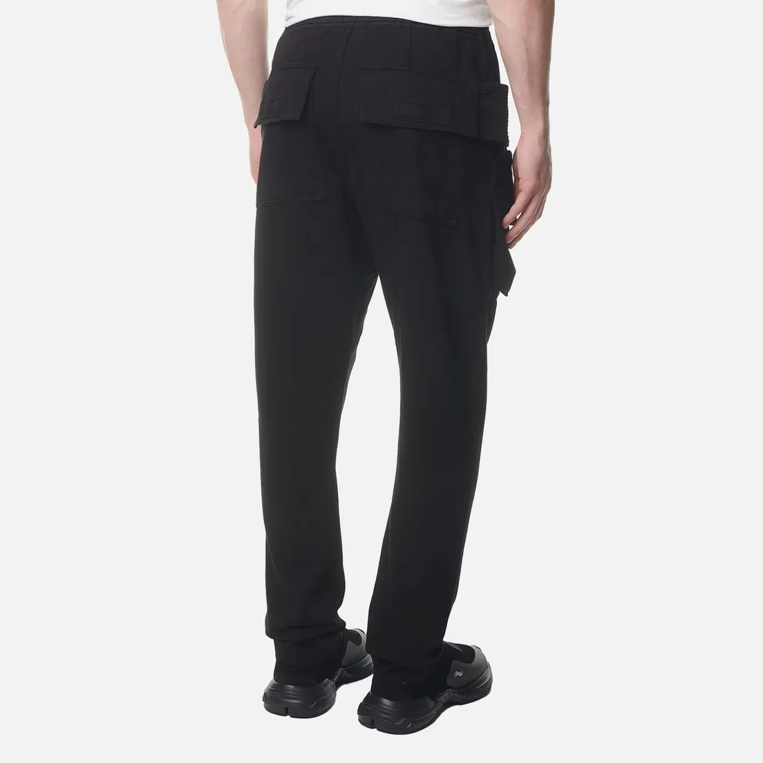 Rick Owens DRKSHDW Мужские брюки Luxor Creatch Cargo Drawstring Compact Heavy