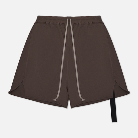 фото Мужские шорты rick owens drkshdw luxor long boxers, цвет коричневый, размер s