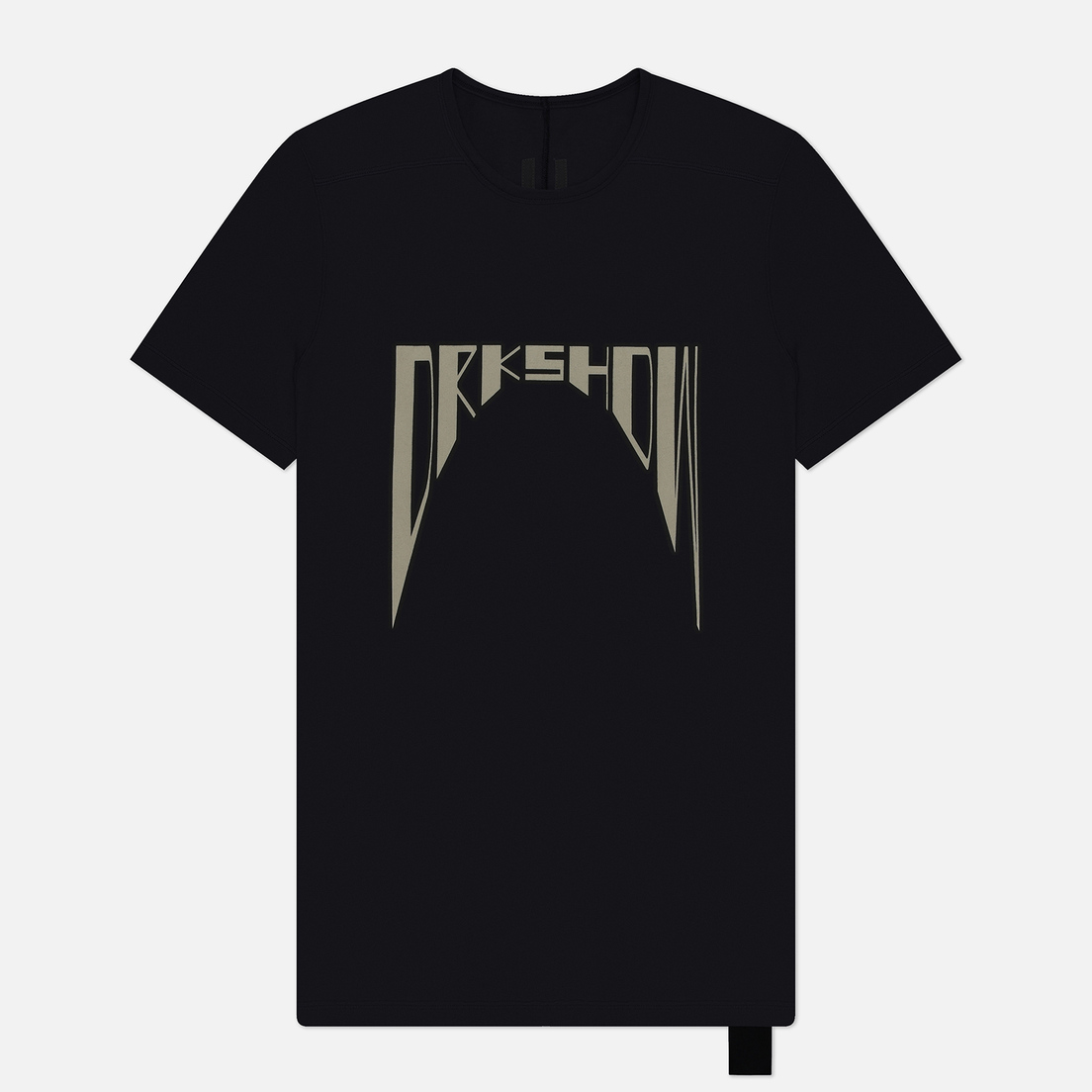 Rick Owens DRKSHDW Мужская футболка Porterville Level Curved Logo Print