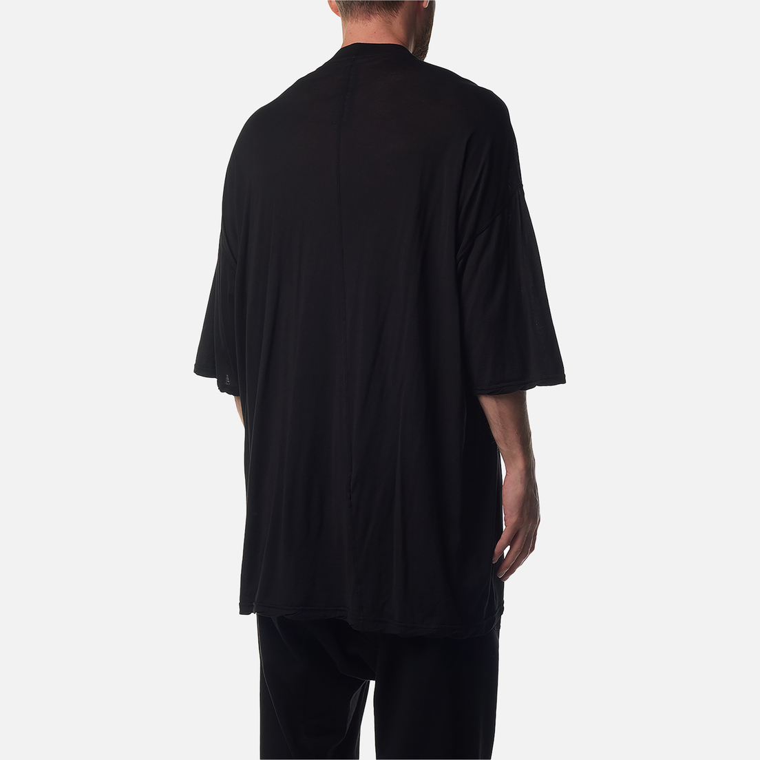 Rick Owens DRKSHDW Мужская футболка Porterville Tommy Cotton Gauze Jersey