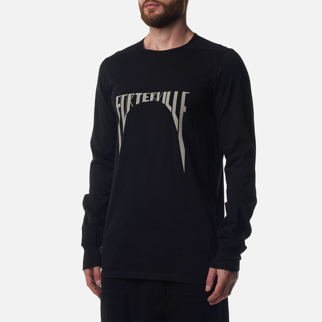 Rick Owens DRKSHDW Мужской лонгслив Porterville Level Print