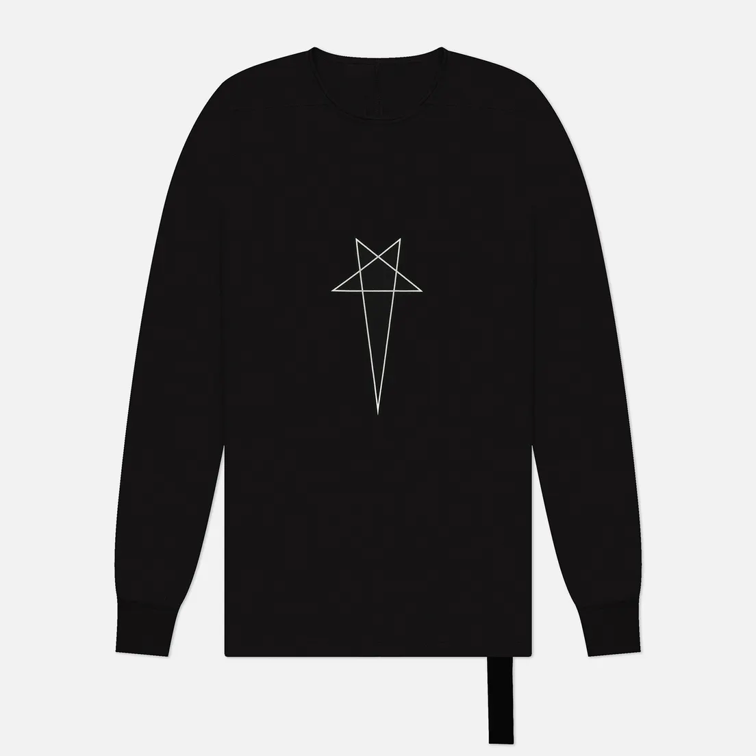 Rick Owens DRKSHDW Мужской лонгслив Porterville Level Pentagram Print