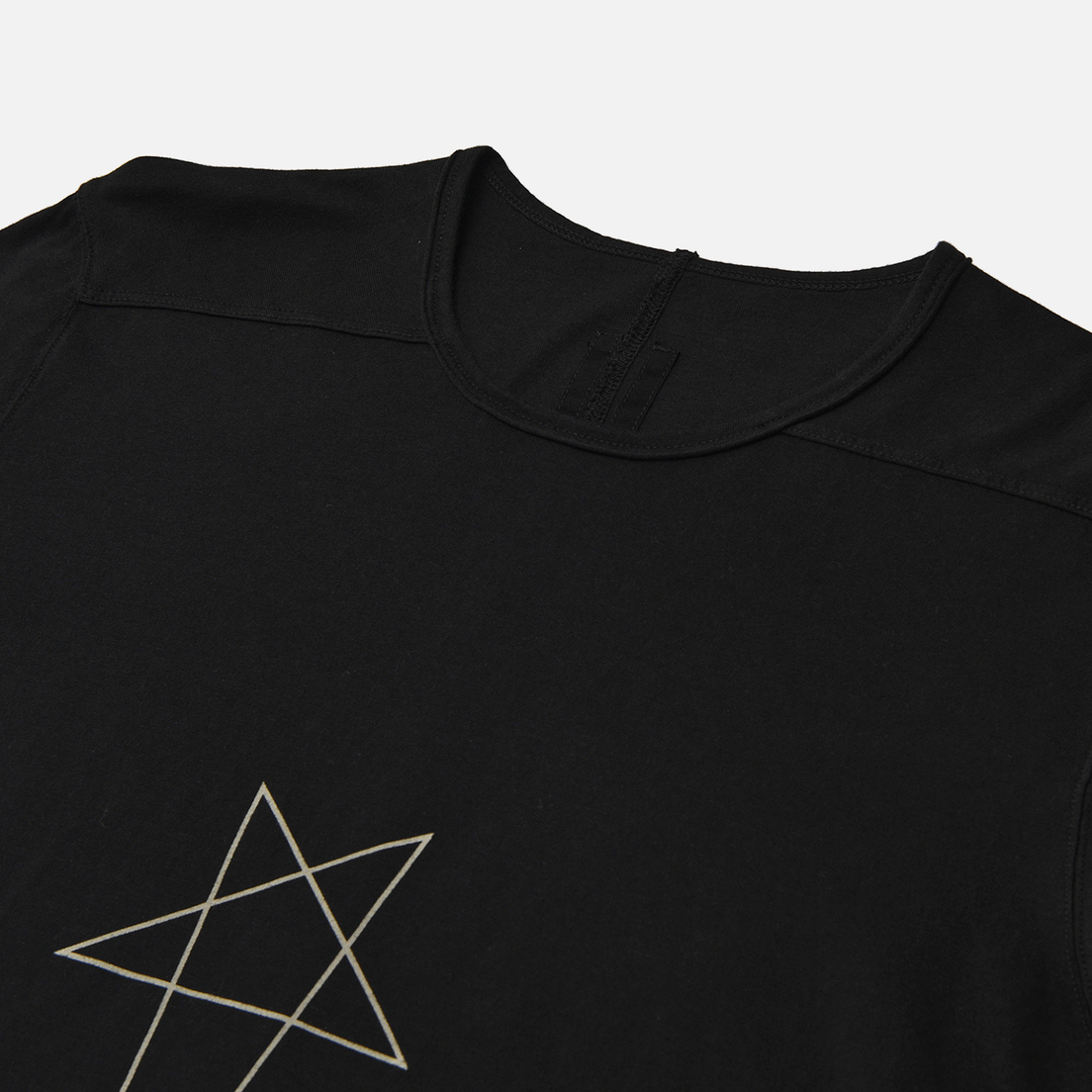 Rick Owens DRKSHDW Мужской лонгслив Porterville Level Pentagram Print