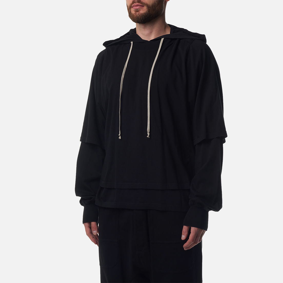 Rick Owens DRKSHDW Мужская толстовка Porterville Hustler Hoodie