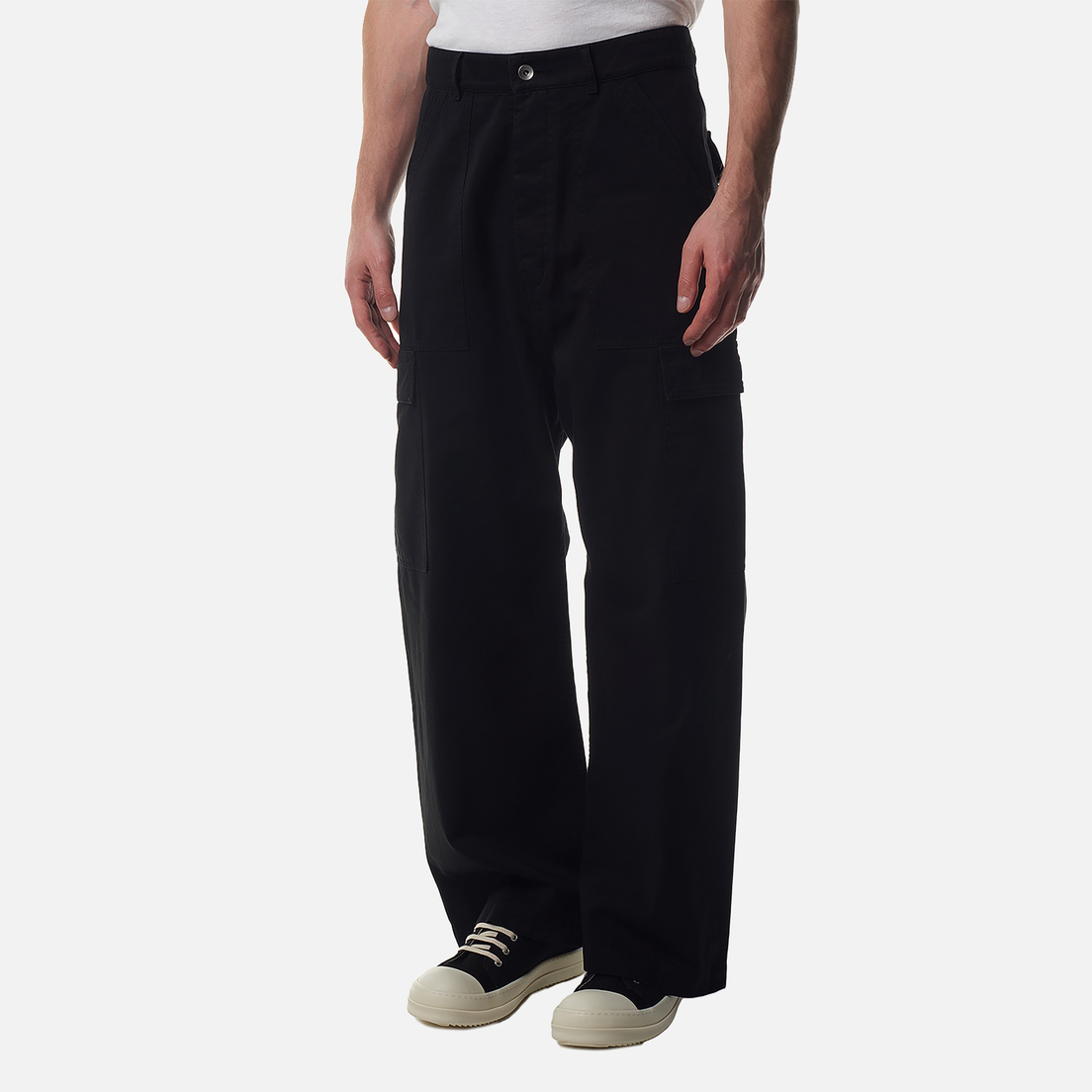 Rick Owens DRKSHDW Мужские брюки Porterville Cargo Cotton Twill