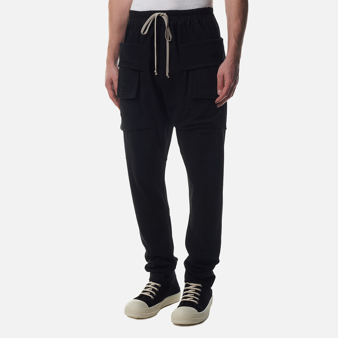 Rick Owens DRKSHDW Мужские брюки Porterville Creatch Cargo Drawstring