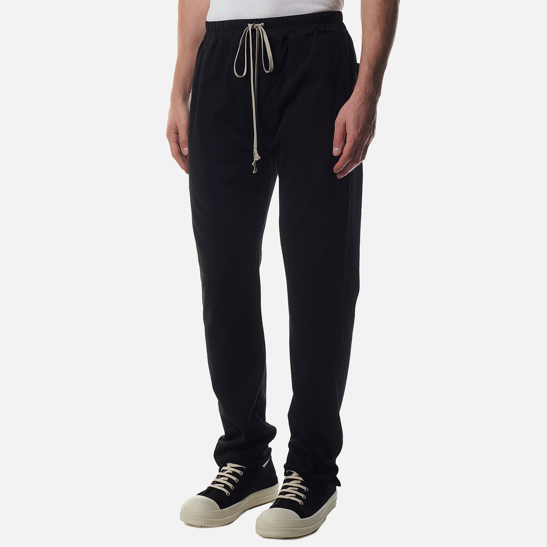 Rick Owens DRKSHDW Мужские брюки Porterville Berlin Drawstring Compact Cotton Jersey