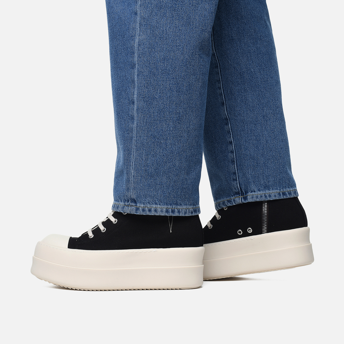 Rick Owens DRKSHDW Мужские кроссовки Porterville Denim Double Bumper