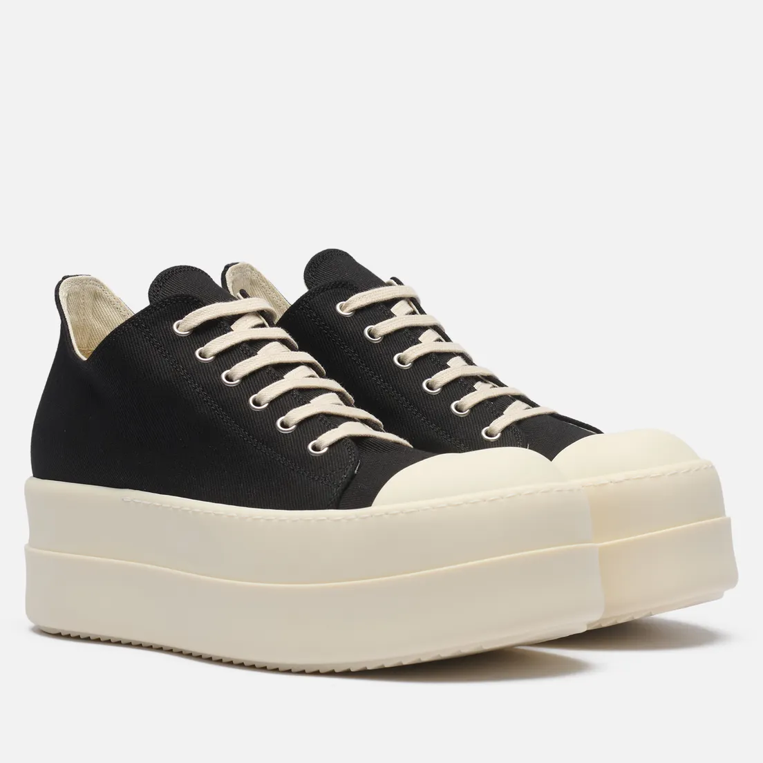 Rick Owens DRKSHDW Мужские кроссовки Porterville Denim Double Bumper Low