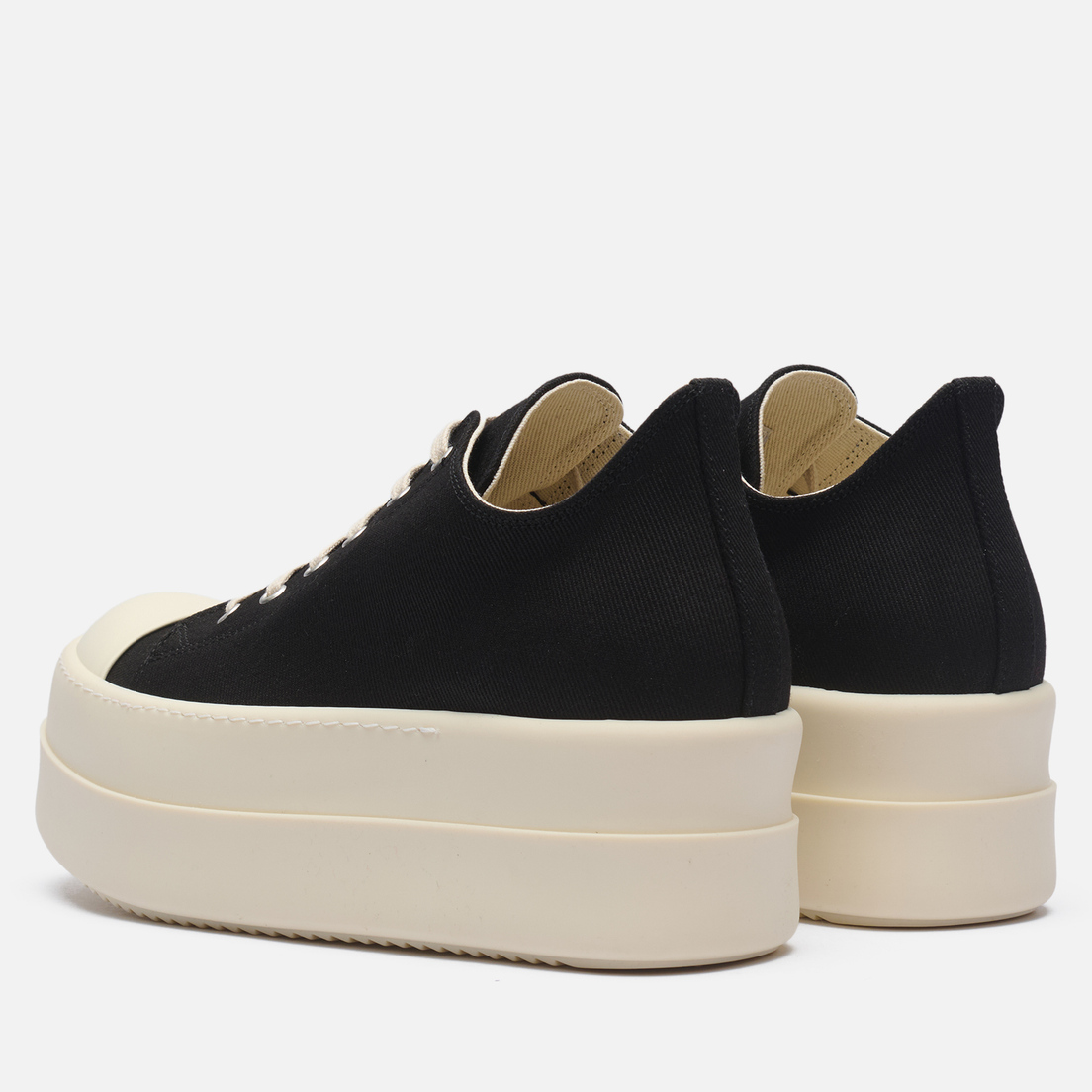 Rick Owens DRKSHDW Мужские кроссовки Porterville Denim Double Bumper Low