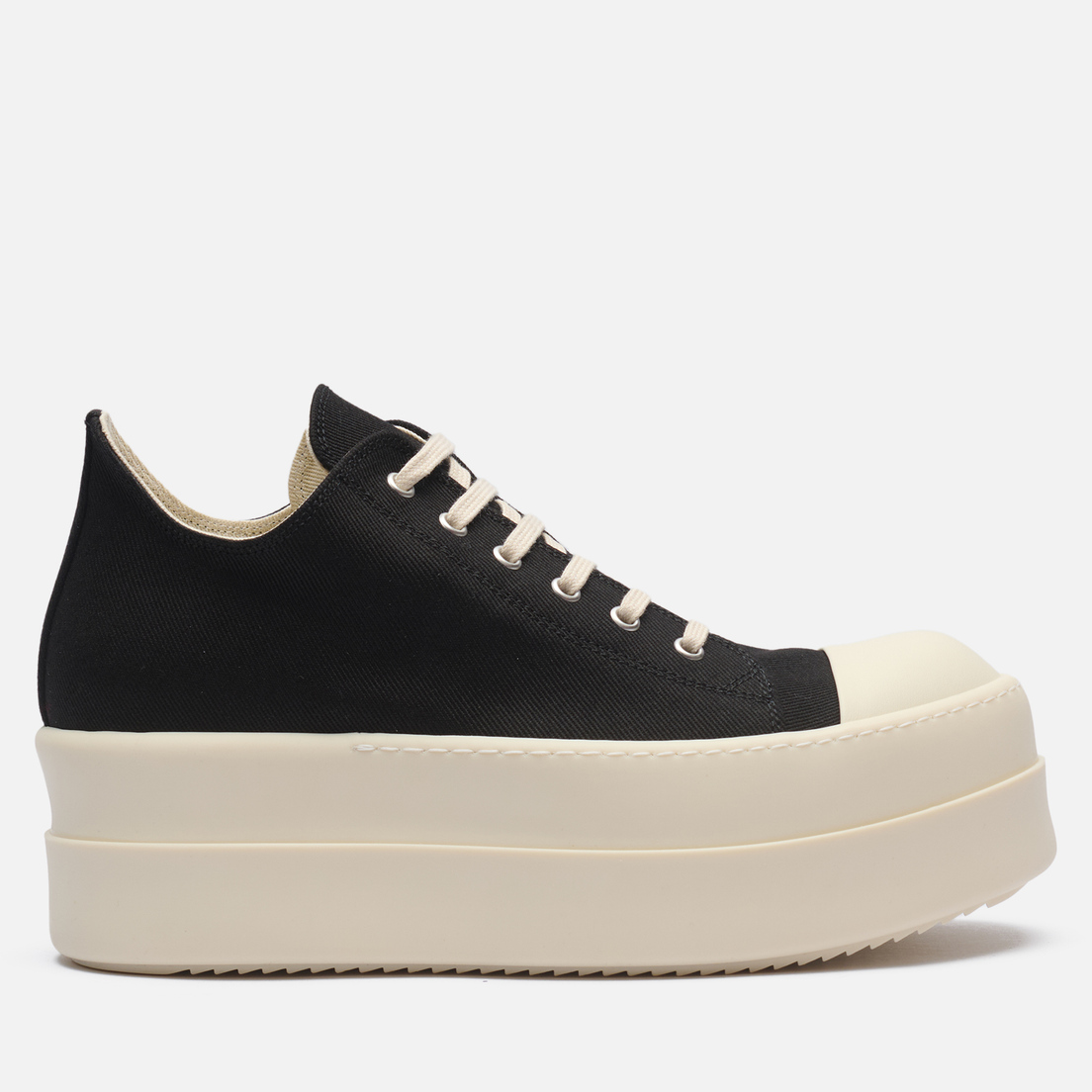 Rick Owens DRKSHDW Мужские кроссовки Porterville Denim Double Bumper Low