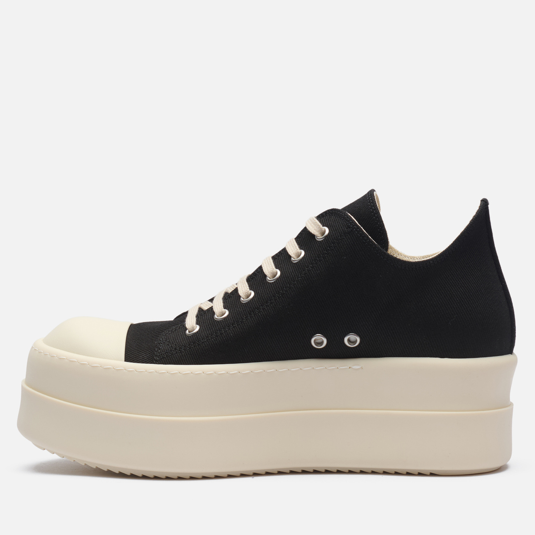 Rick Owens DRKSHDW Мужские кроссовки Porterville Denim Double Bumper Low