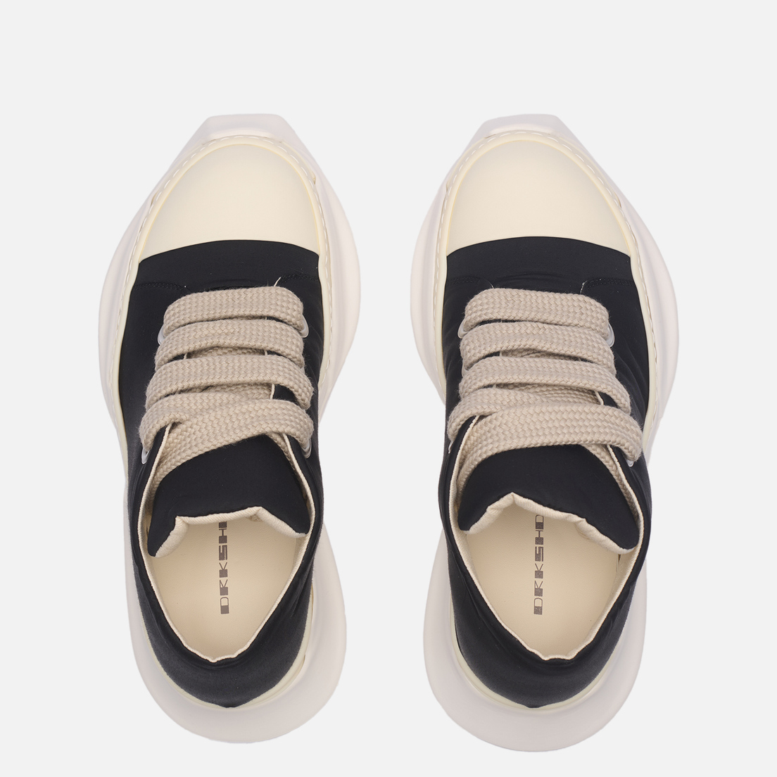 Rick Owens DRKSHDW Мужские кроссовки Porterville Padded Jumbo Laces Abstract Low