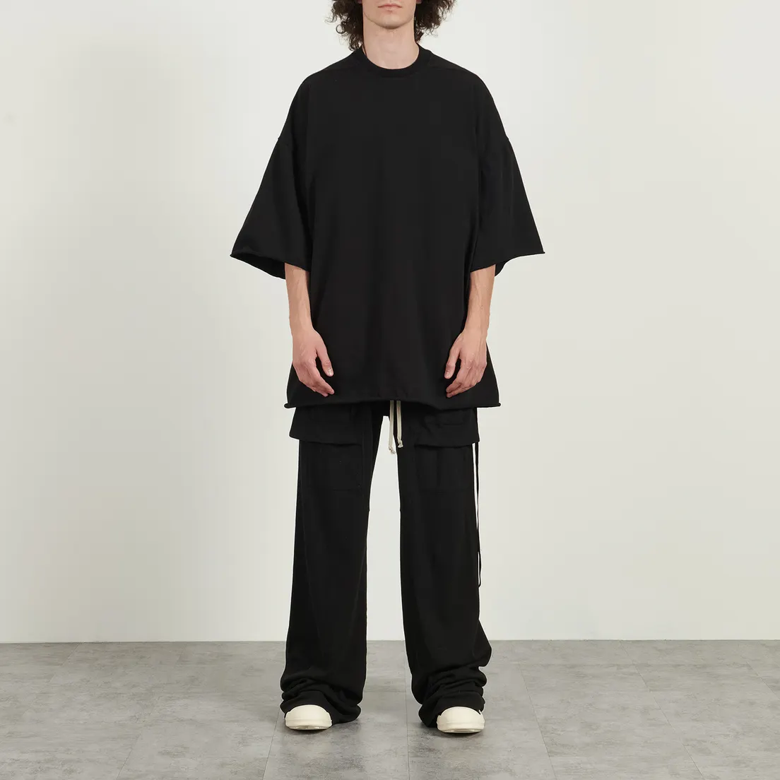 Rick Owens DRKSHDW Мужская футболка Concordians Tommy Compact Heavy