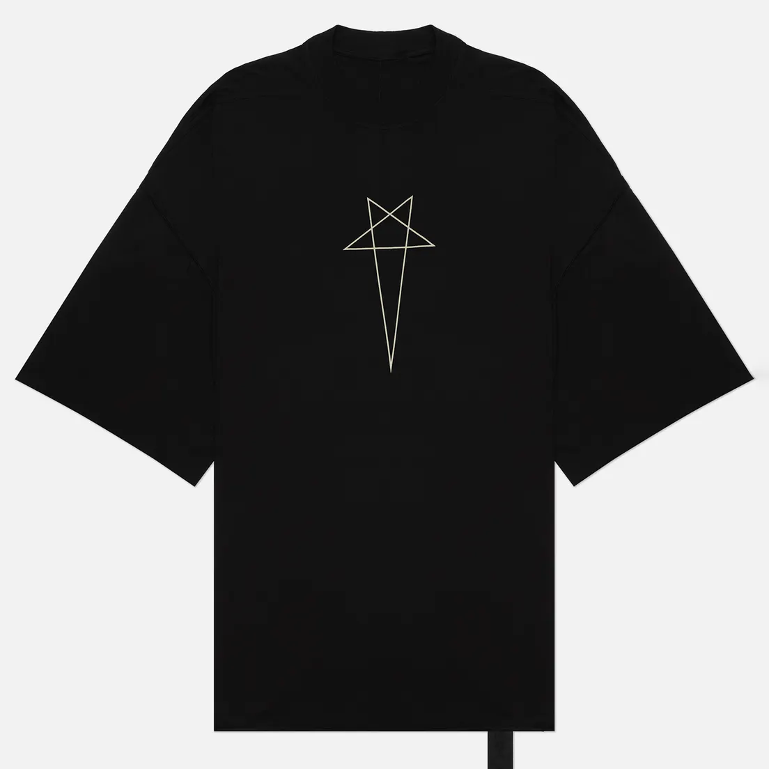 Rick Owens DRKSHDW Мужская футболка Concordians Tommy Pentagram Print