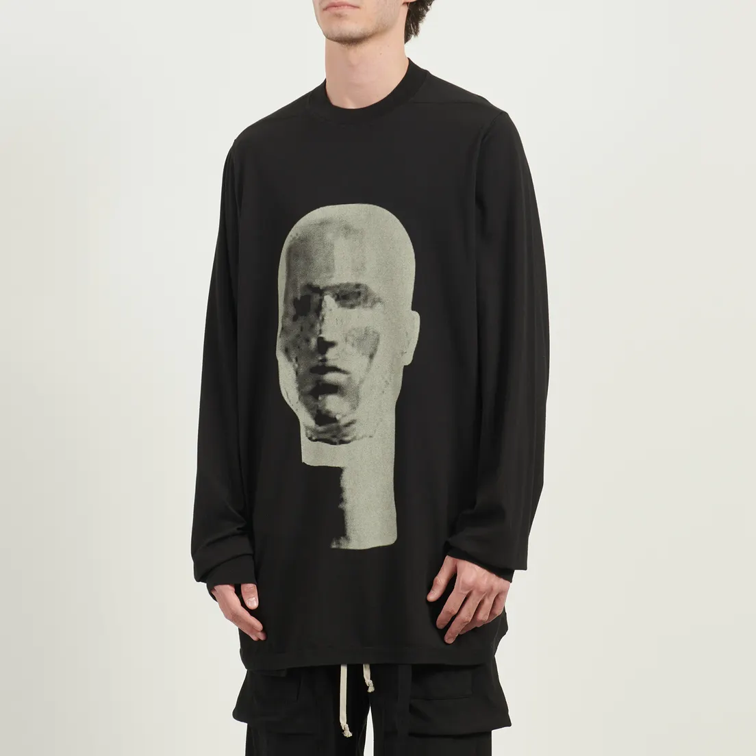 Rick Owens DRKSHDW Мужской лонгслив Concordians Jumbo Head Print