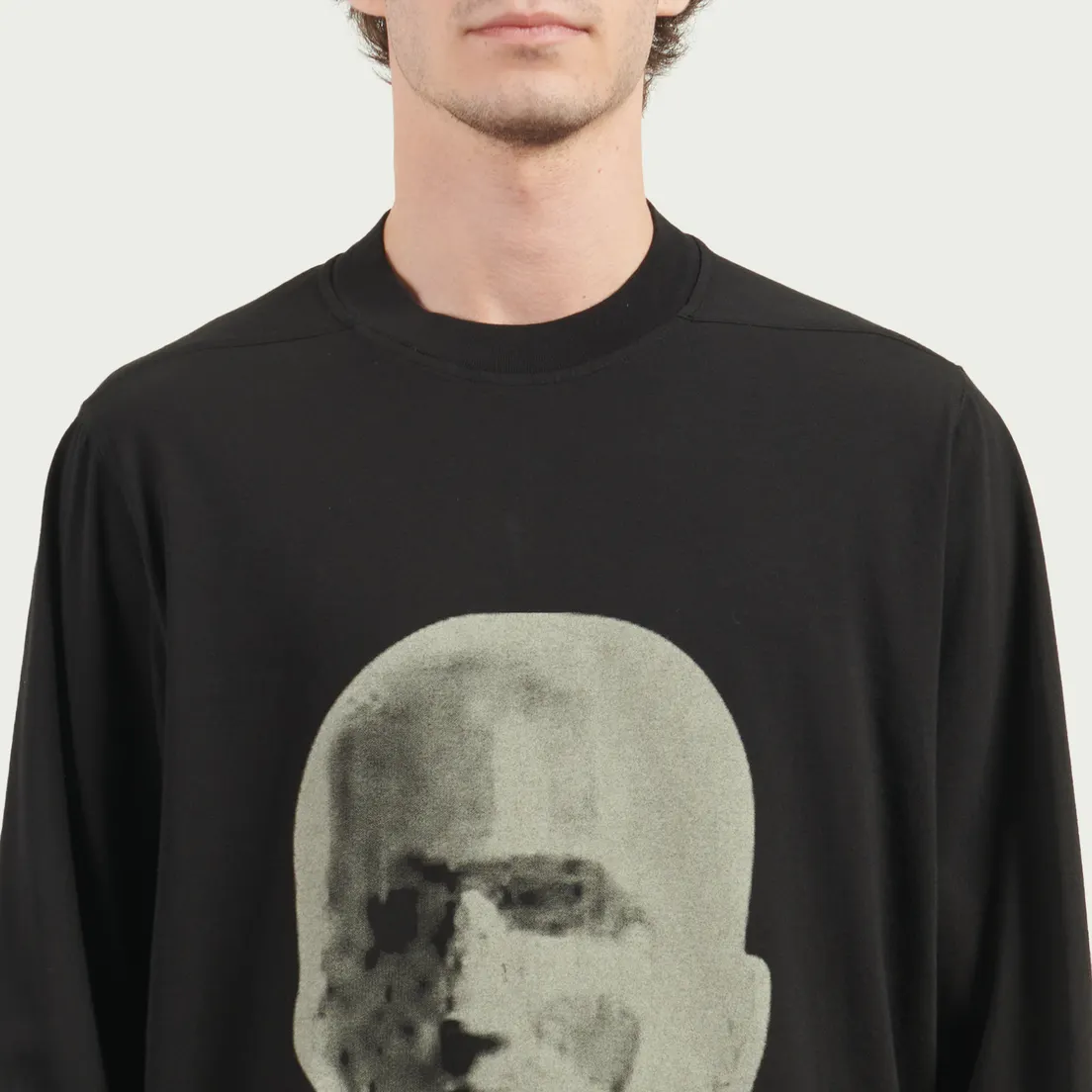 Rick Owens DRKSHDW Мужской лонгслив Concordians Jumbo Head Print