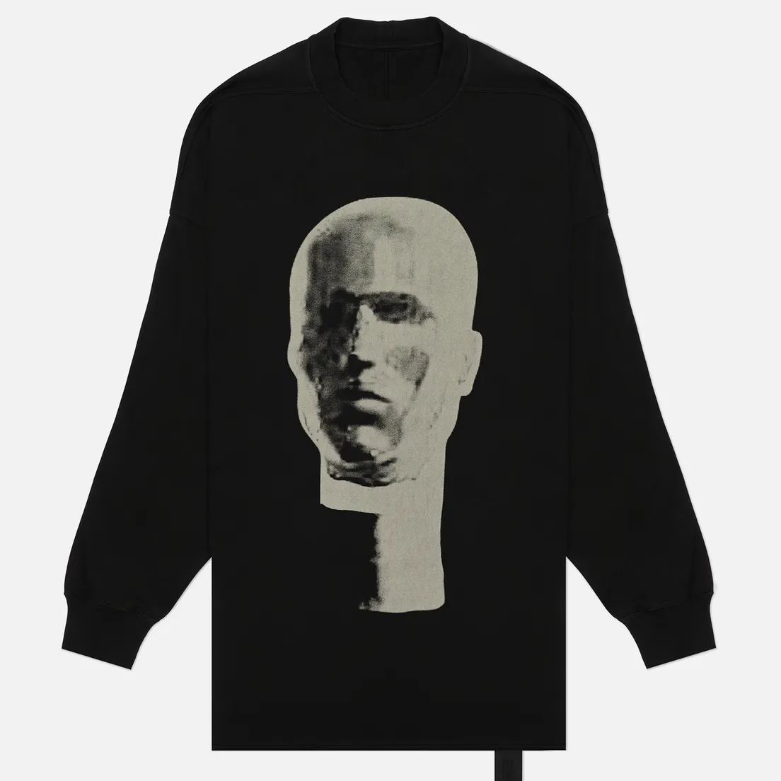 Rick Owens DRKSHDW Мужской лонгслив Concordians Jumbo Head Print