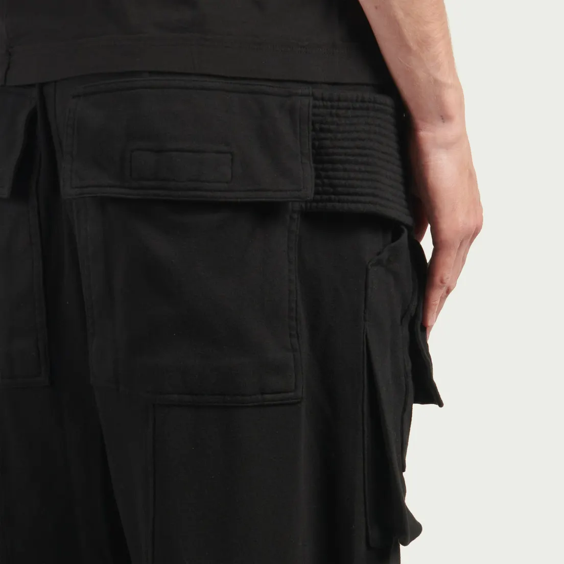 Rick Owens DRKSHDW Мужские брюки Concordians Creatch Wide Cargo Drawstring